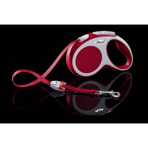 Flexi Vario szalagos póráz piros  5 m 