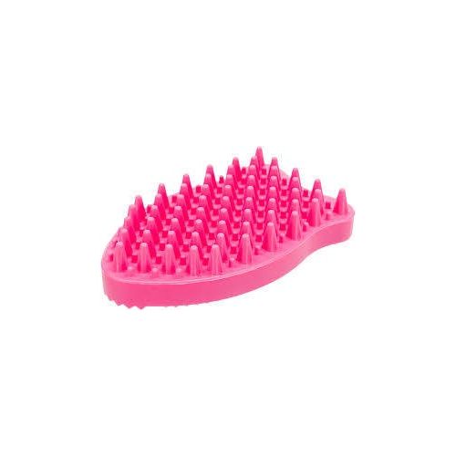 Trixie Massage Brush for Cats - szilikon kefe (pink) macskák részére (7x11cm)