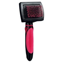   Trixie Soft Brush - Puha fémszálas kefe fésűvel macskák részére (7x16cm)