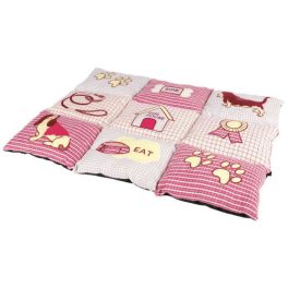Trixie patchwork cushion-foltmintás kutyapárna piros/bézs
