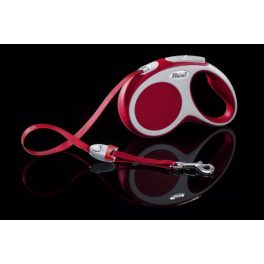 Flexi Vario szalagos póráz piros  3 m 