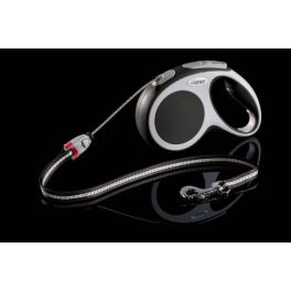 Flexi Vario szalagos póráz szürke  3 m 