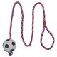 Trixie Soccer Ball on a Rope - natúr gumi játék (foci labda kötéllel)