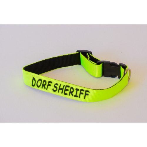 Neonsárga nyakörv