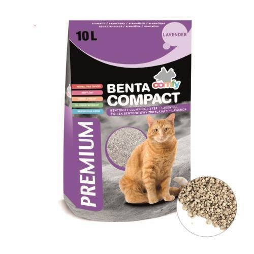 Comfy Benta Compact Premium - csomósodó macskaalom levendula illattal (10liter)